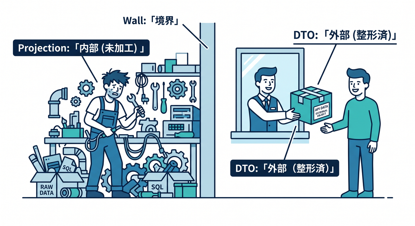 DTO vs Projection