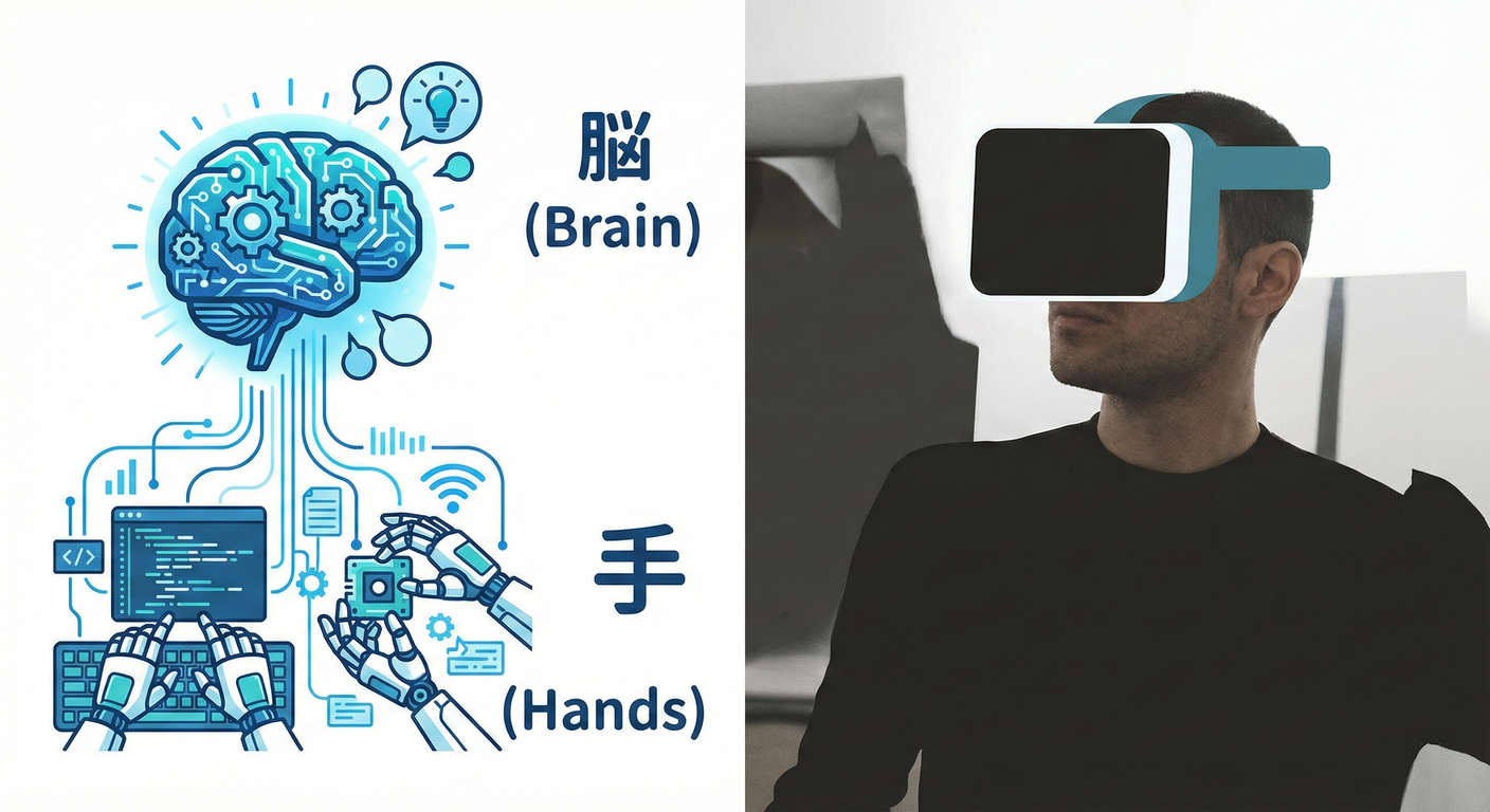Human Brain AI Hands