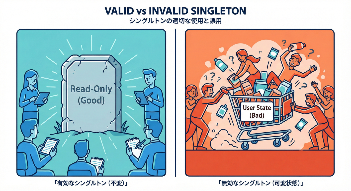 Valid vs Invalid Singleton
