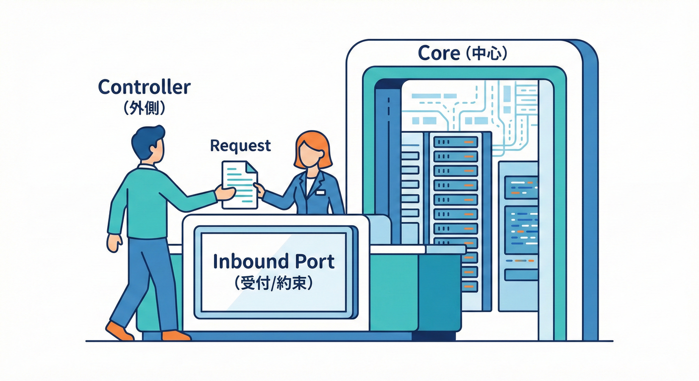 Inbound Port Door