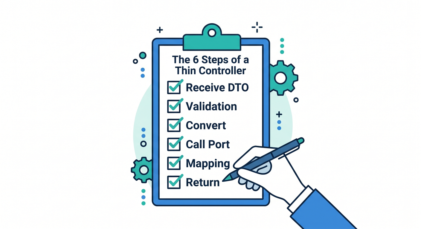 The 6 Steps of a Thin Controller