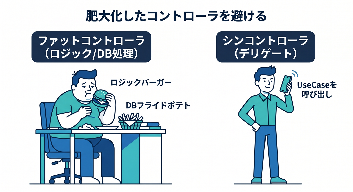 Fat vs Thin Controller