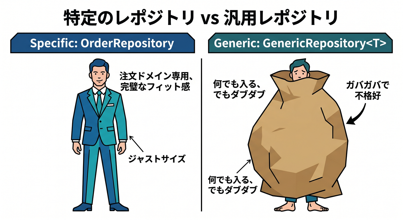 Specific vs Generic Repository