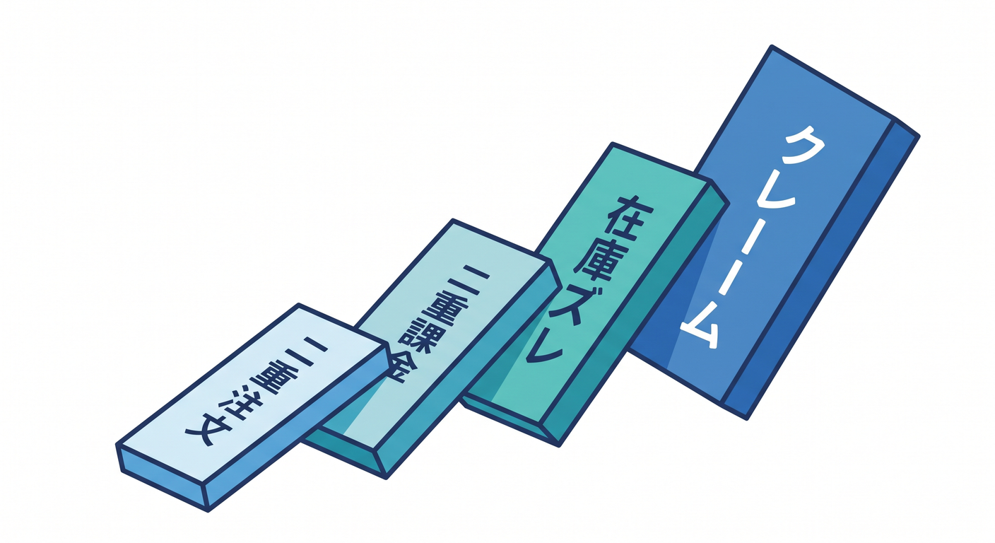 二重注文のドミノ倒し
