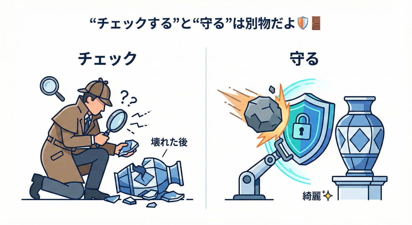 Check vs Protect