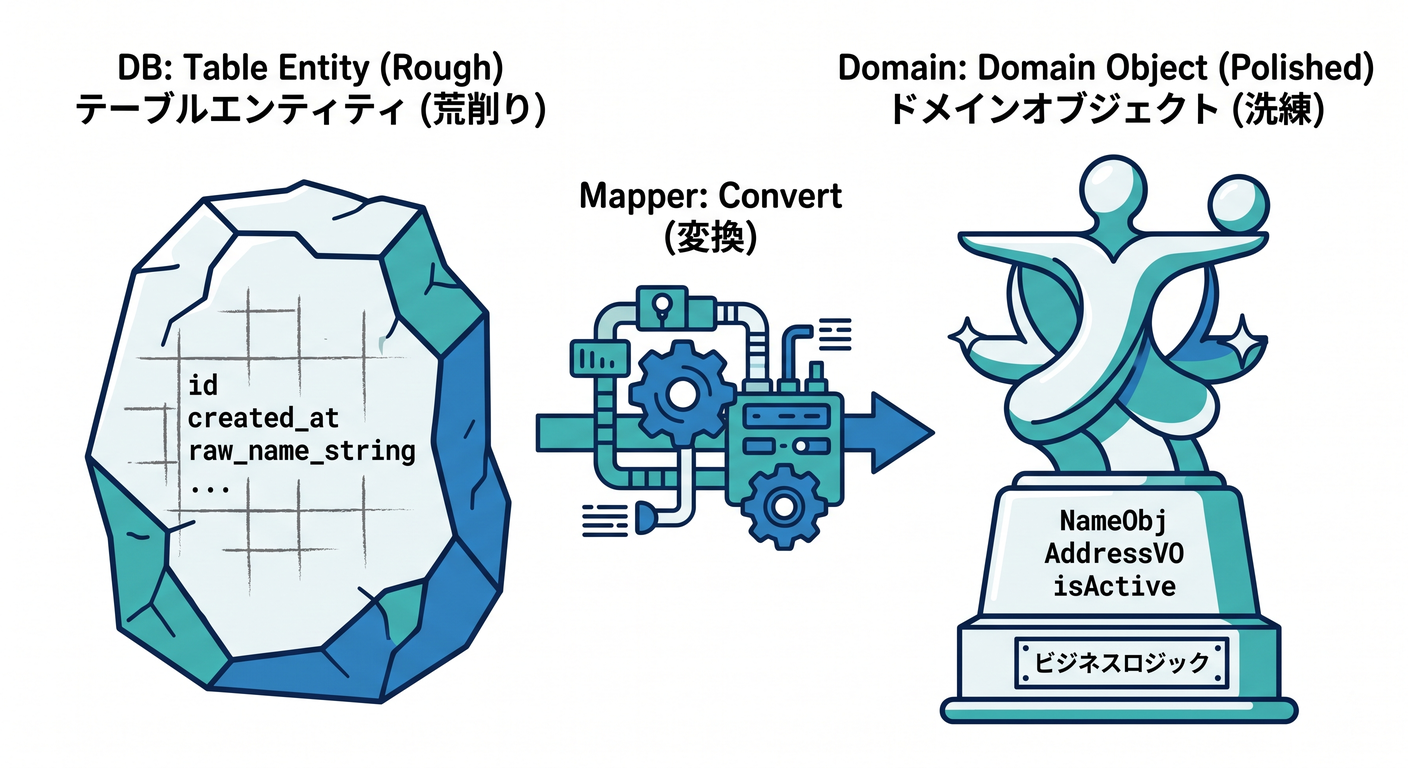 DB Entity vs Domain