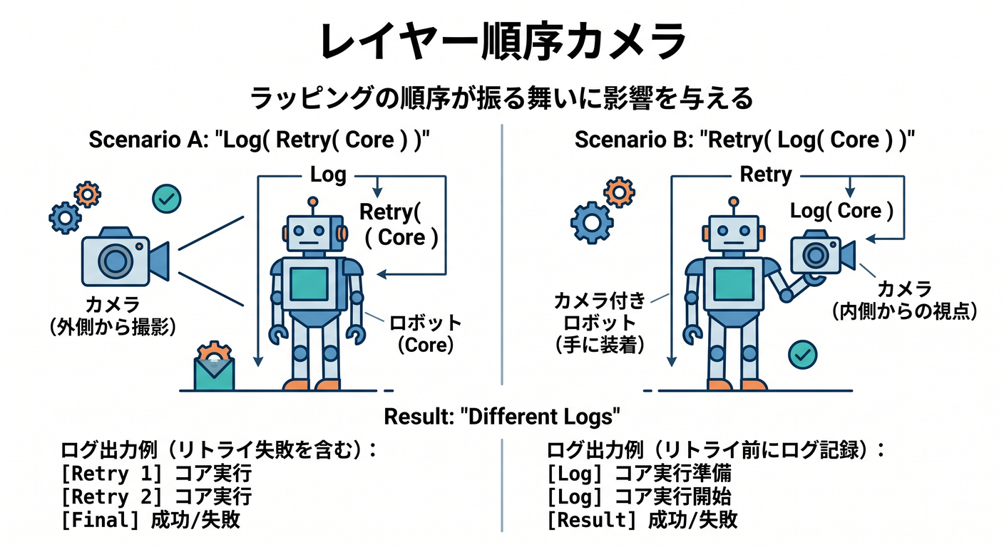 Layering Order Camera