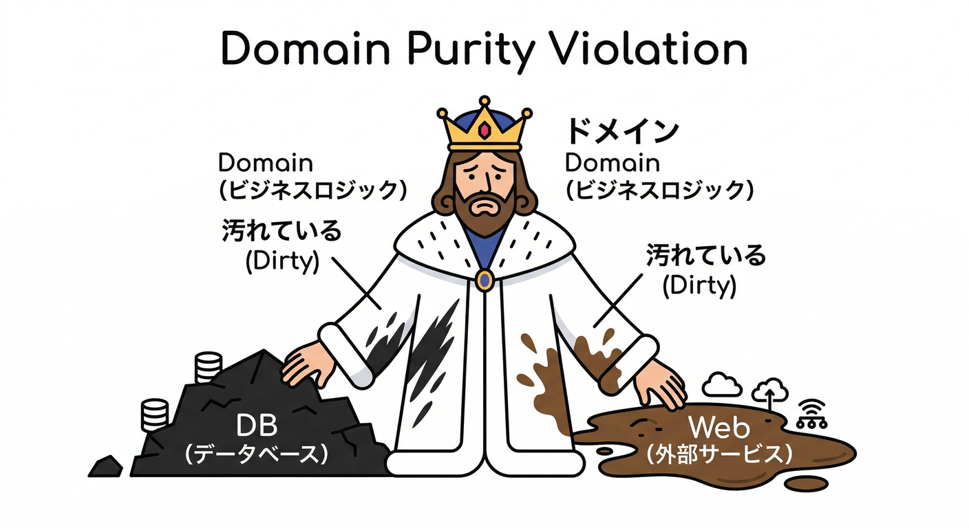 Domain Purity Violation