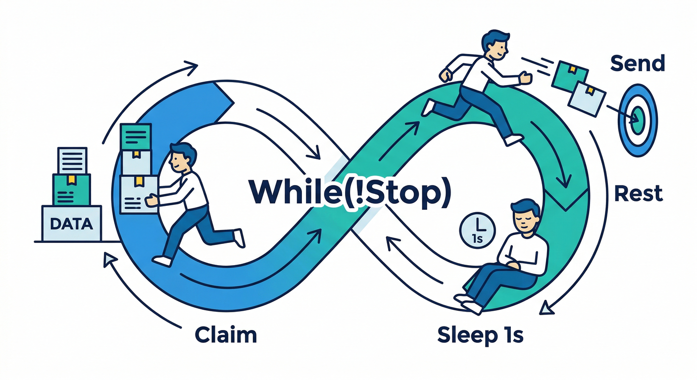 Background Service Loop