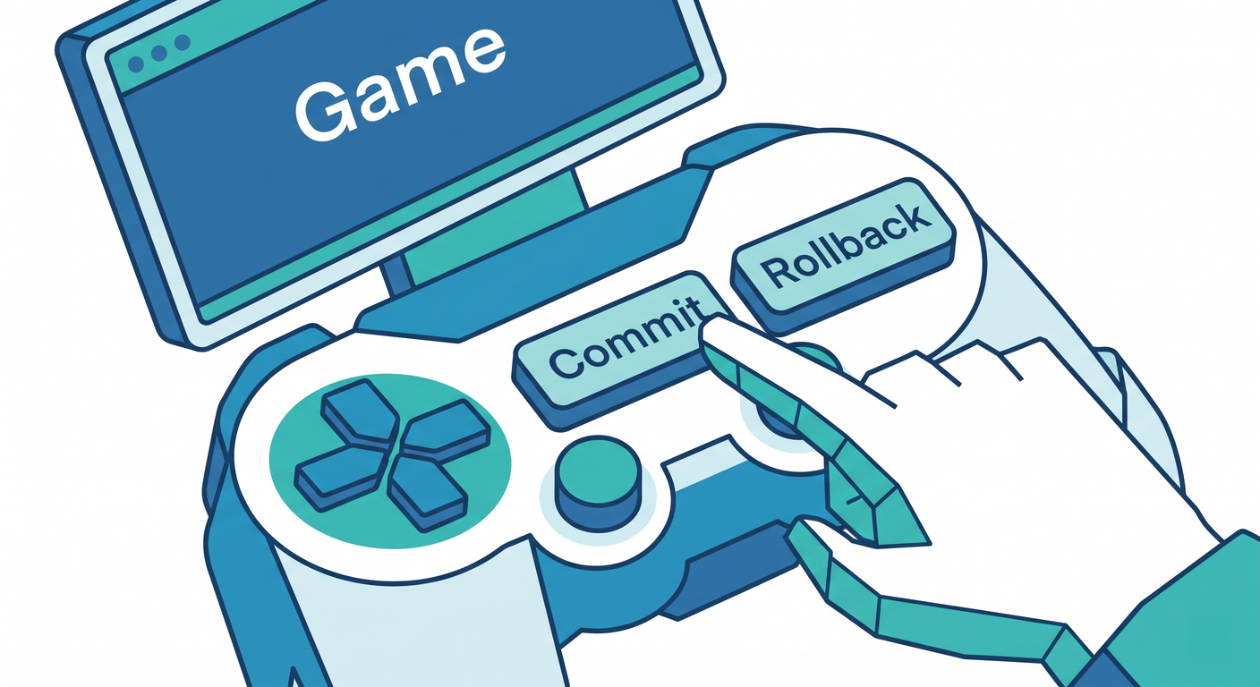 Commit vs Rollback Game