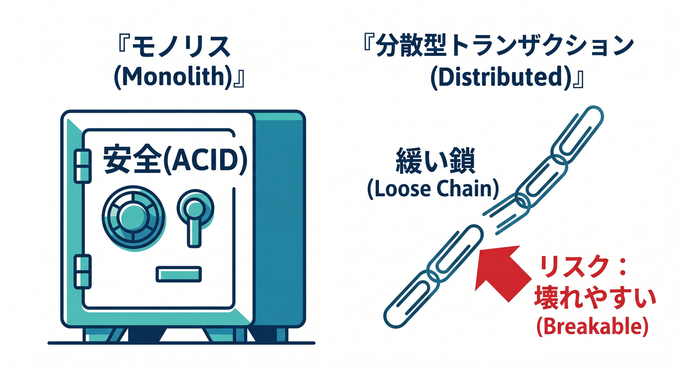 Monolith vs Distributed Transaction