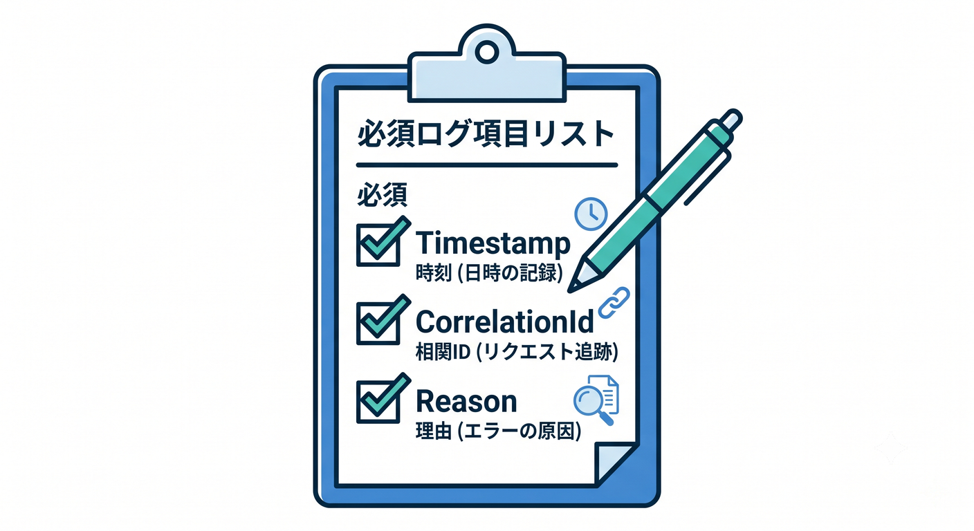 Log Fields Checklist