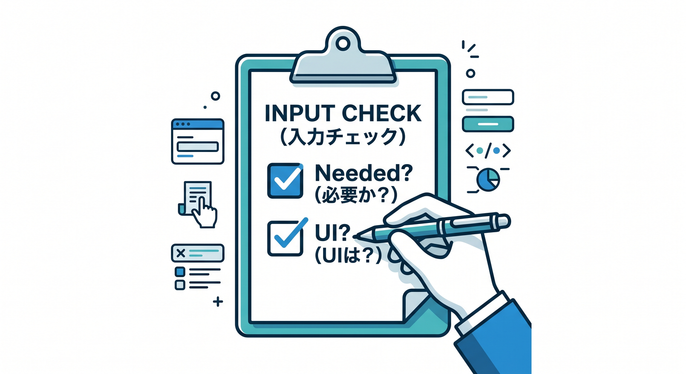 Input Checklist