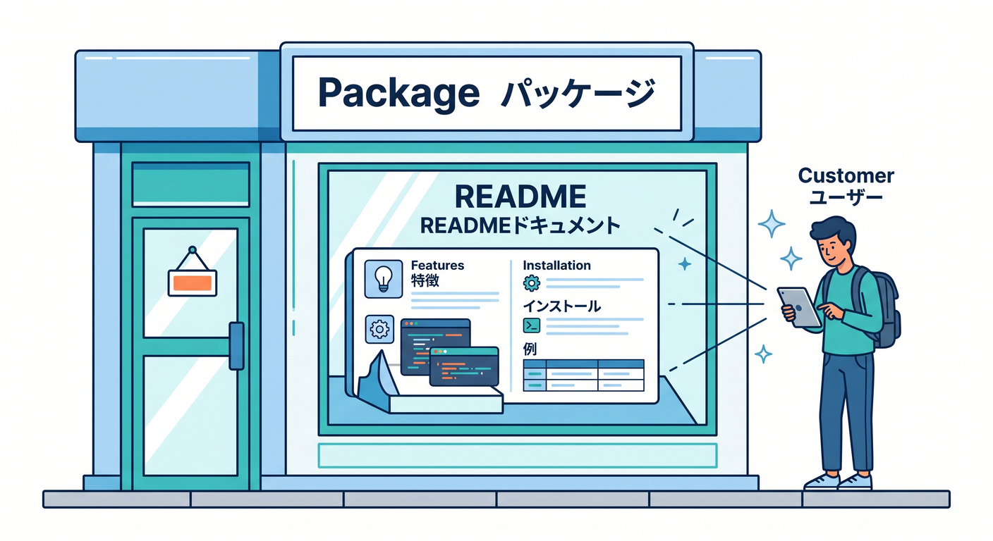 README as Storefront