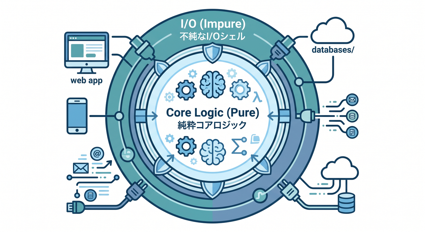 Pure Core vs Impure Shell