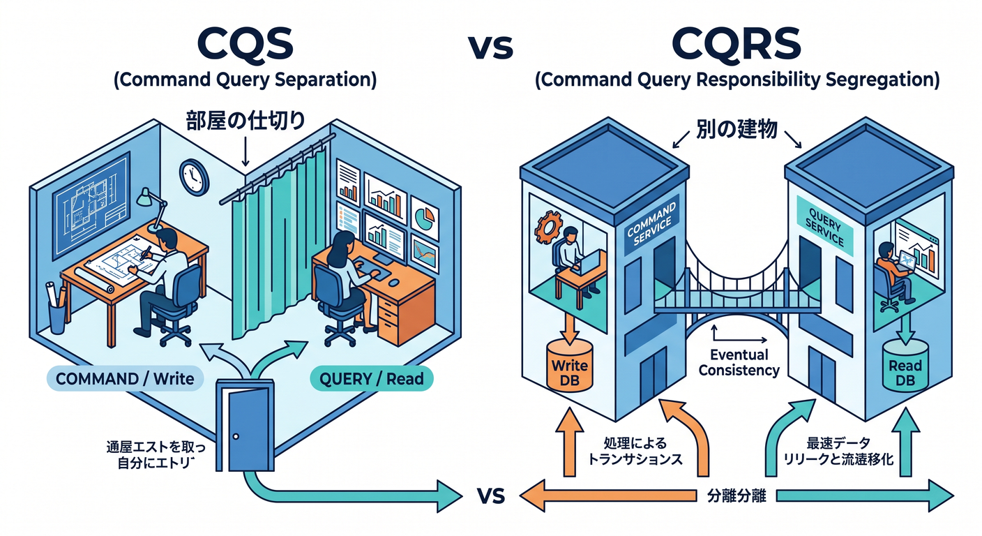 CQS vs CQRS